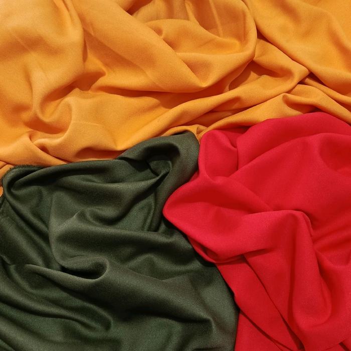 Bahan-kain Polos Arabian Moscrepe premium Untuk Membuat Tunik,Gamis,Gaun Dan Dress Ukuran Per50cm/0.