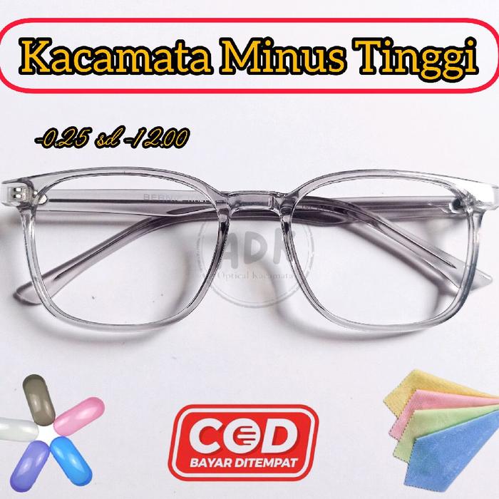 Kacamata minus tinggi -0.25 sd -12.00 lensa standar optik kacamata minus