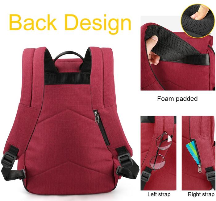 Tigernu Merek fashion Slim wanita USB pengisian Ransel Wanita Tas
