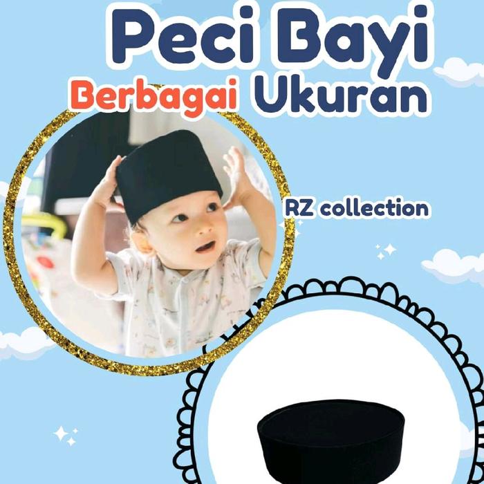 Peci Songkok atau Kopyah Anak Paud TK SD Anak Bayi Kecil Balita umur 1 bualan sampai 7 tahun hingga