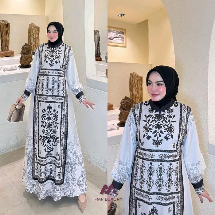 zalia dress by hmf luxury /gamis hmf luxury
