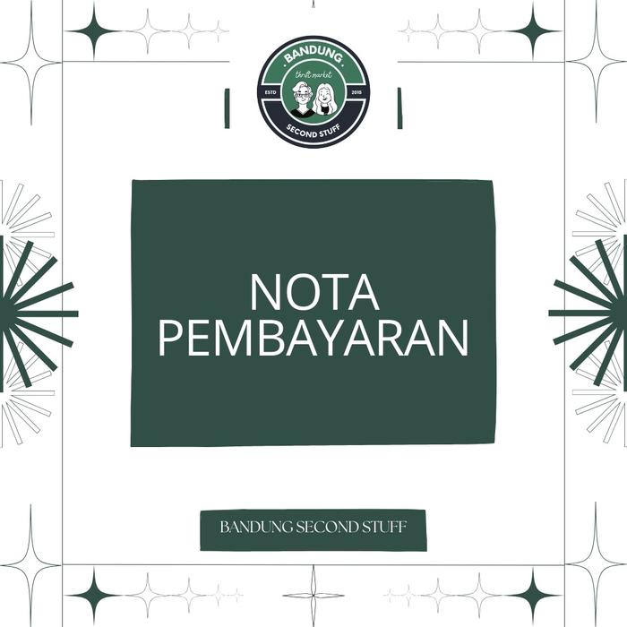 PEMBAYARAN PRODUK BANDUNG SECOND STUFF