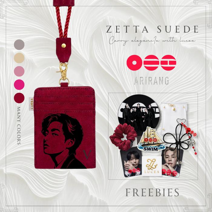 BTS EDITION - ZETTA BTS ARIRANG SERIES I Dompet ID Card Lanyard Custome Siluet Member BTS FREEBIES