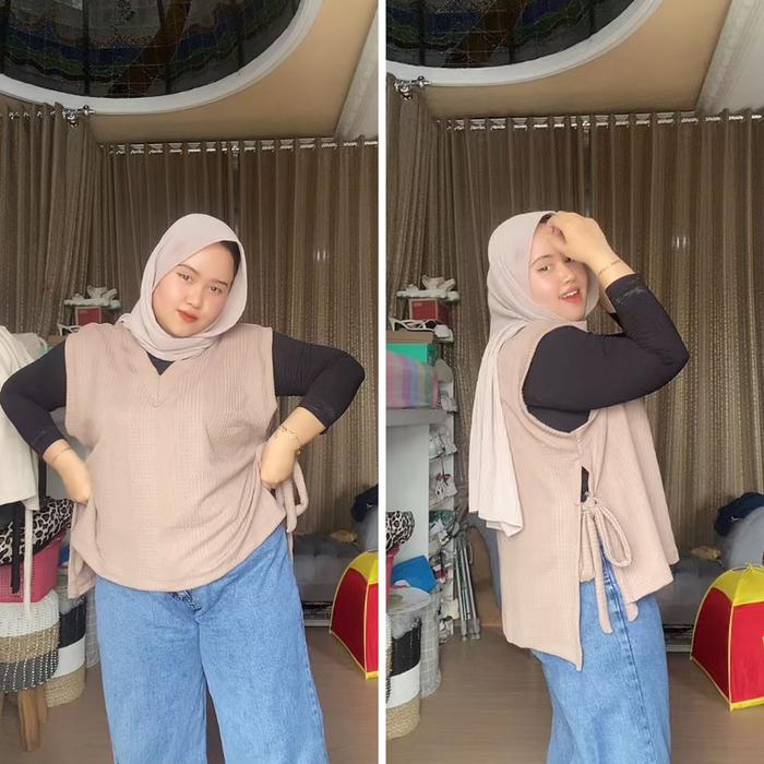 BISA COD / Jisoo Vest/ Vest Jumbo/ Vest Viral / Outer Korea / Outer Jumbo