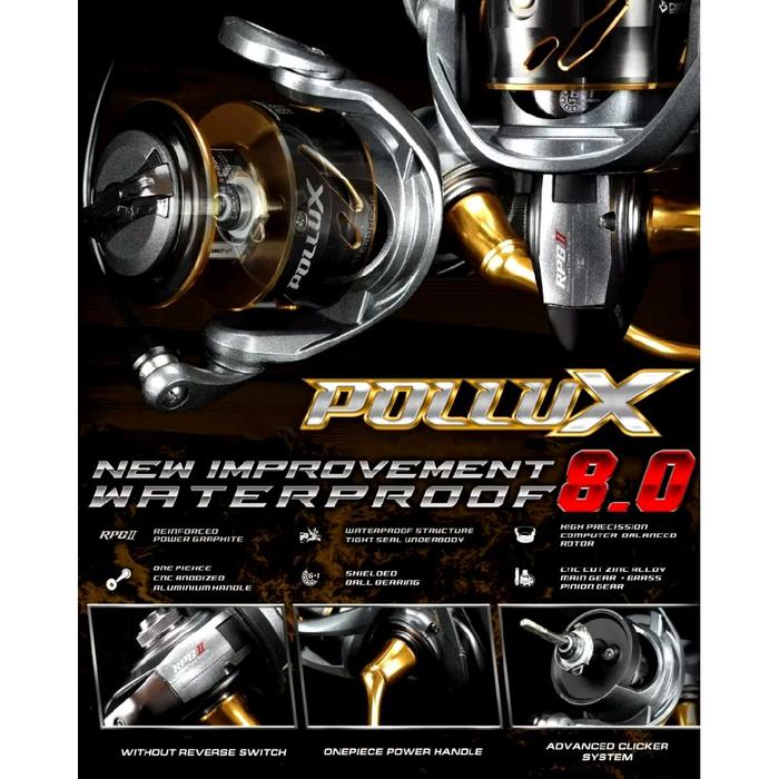 REEL DAIDO POLLUX POWER HANDLE 1000 WATERPROOF STRUCTURE BODY