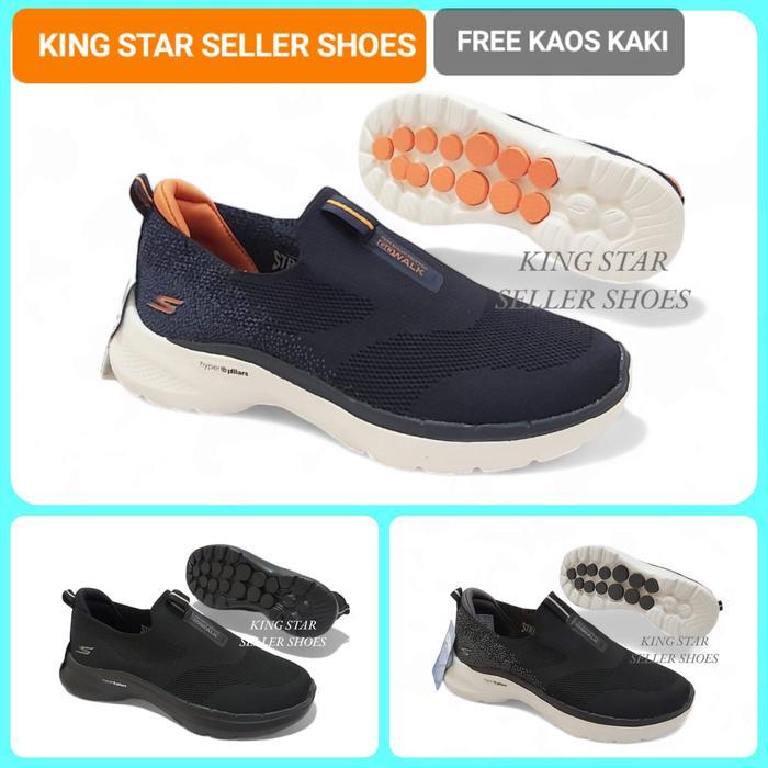 Sepatu Skechers Go walk 6 Hyper Pillars / Skechers / Skechers Pria *