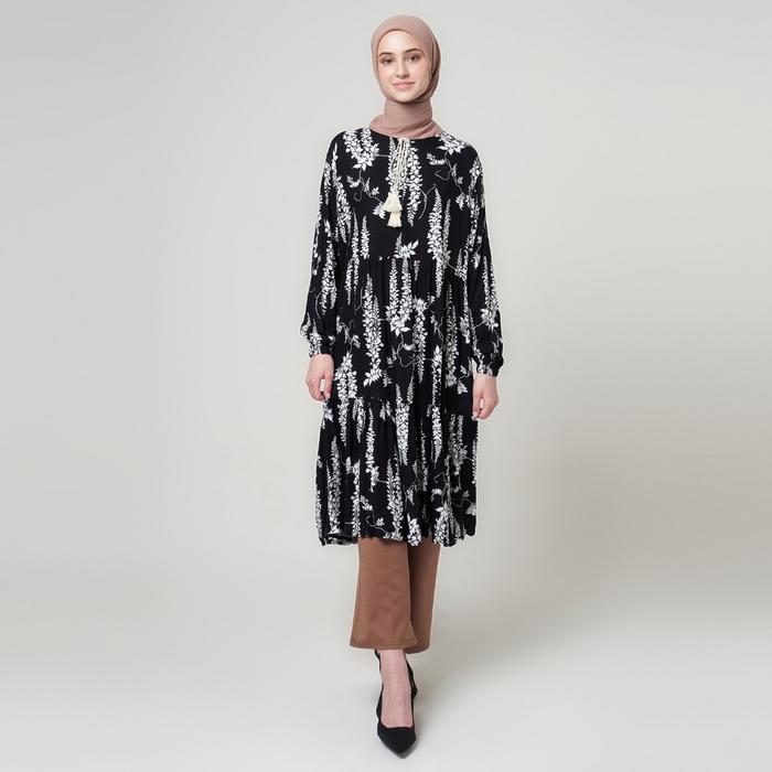 Dhoby Ghout - Tunik Wanita Premium Series - Majeda Katun Kerah