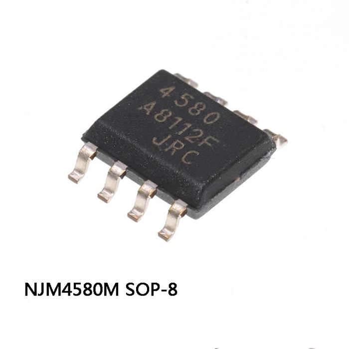 10-100Pcs New Original NJM4580M Patch 8-pin NJM4580D JRC4580 SOP-8
