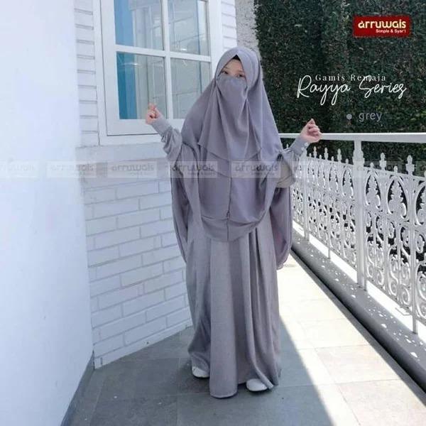 Cuci Gudang Gamis syari cuople ibu dan anak rayya series 100% Original by arruwais SALE No Reject