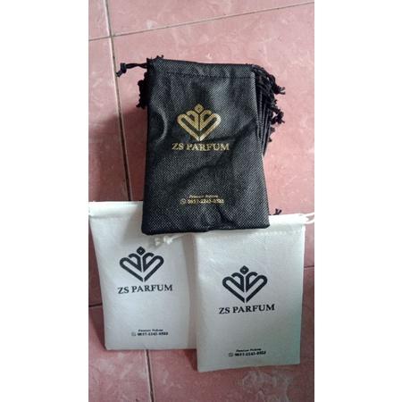 PREMIUM (READY) terjamin Kantong Parfum Serut / Tas Parfum Spunbond / Pouch Custom / Pouch Parfum / 