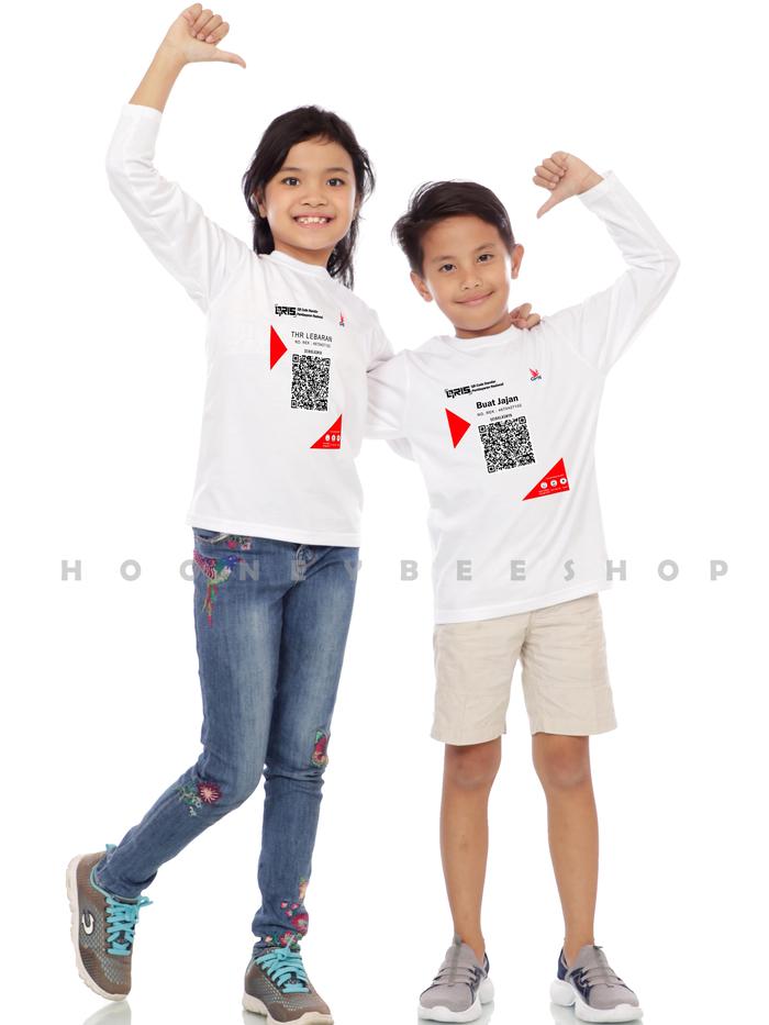 HOONEYBEE - KAOS QRIS LUCU KAOS PRIA WANITA KAOS ANAK QRIS TSHIRT