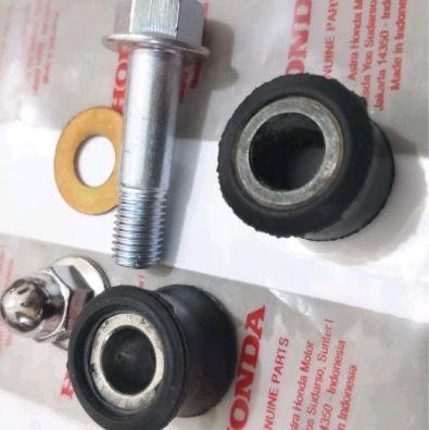 baut shock belakang kharisma Supra x125 Megapro lama set karet mur bosh karet