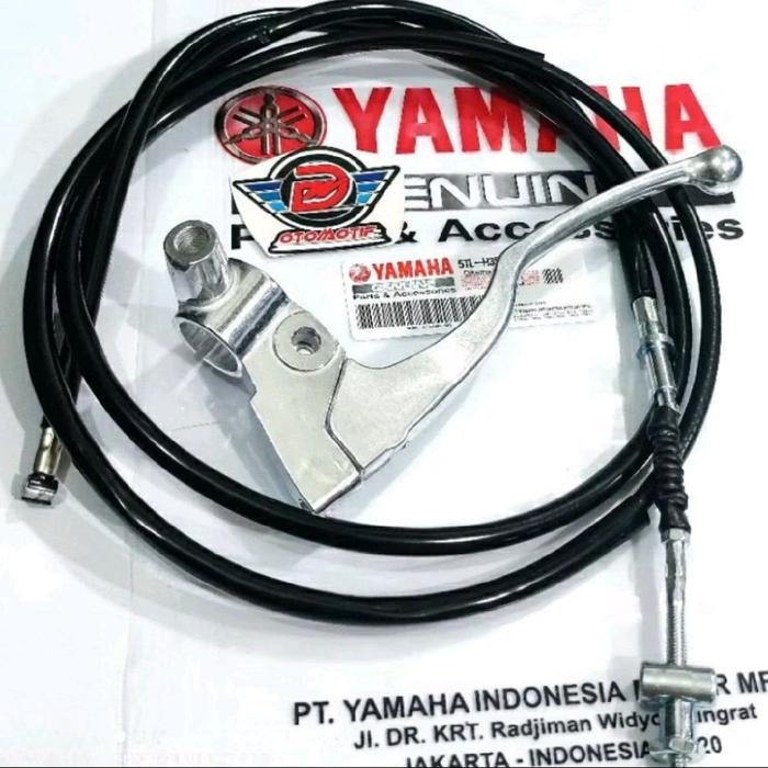 tali kabel rem belakang set handle rem kiri dan dudukan bracket handle rem kiri Mio sporty smile sou