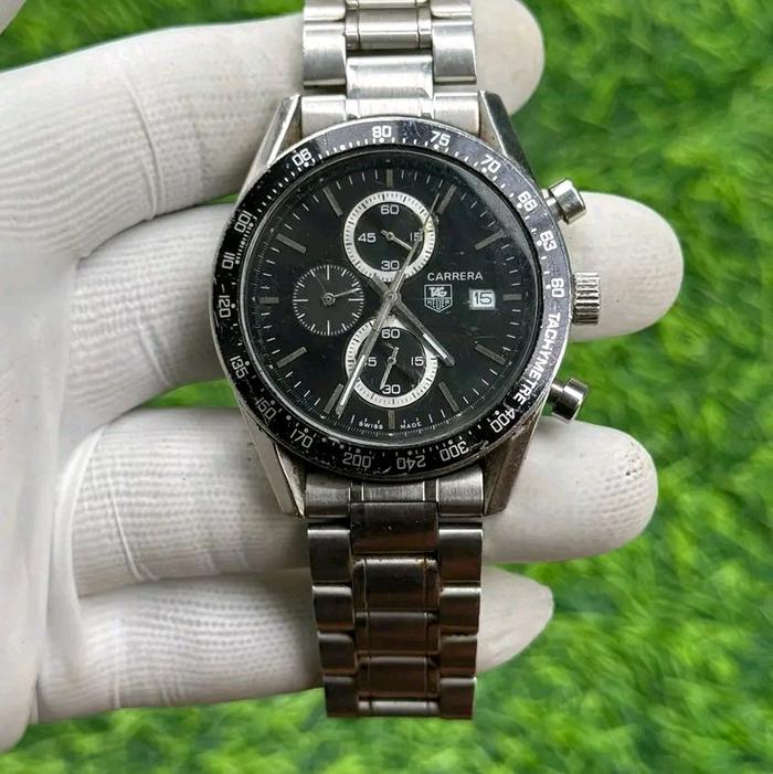 TH carrera quartz chronograph military divera