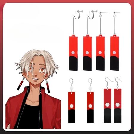 Anting Anime Tokyo Revengers Izana Kurokawa Cosplay Aksesoris Fashion Earring Unisex Kartun Jepang