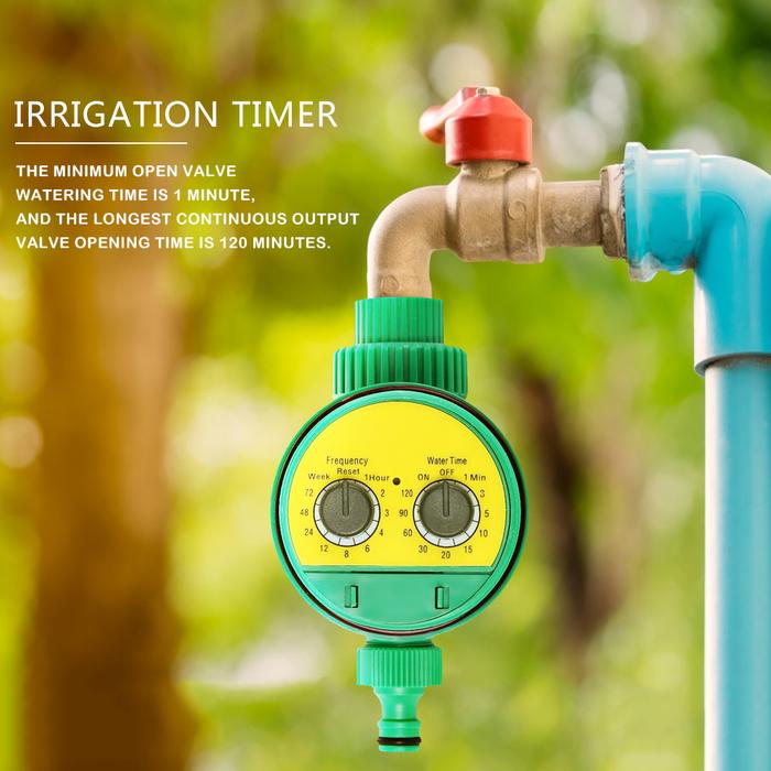 Double Dial Code Dry Battery Motor Valve Water Timer Automatic