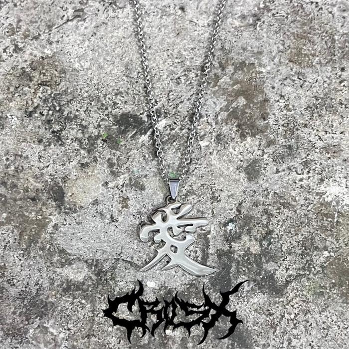 LENGA NECKLACE / AI MANDARIN LOVE SAYANG CINTA HEART HURUF KALUNG TENGKORAK SKULL NECKLACE / KALUNG 