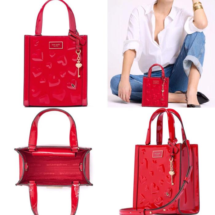 KS key to my heart Manhattan Red mini tote