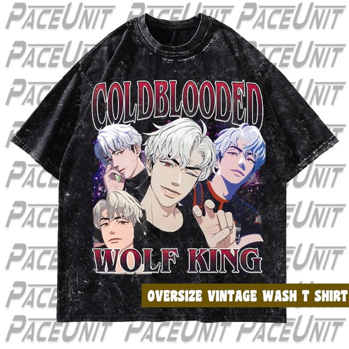 Kaos Eunho Oversize Vintage Wash Kaos Plave Kpop Hitam Unisex Black T Shirt Promo