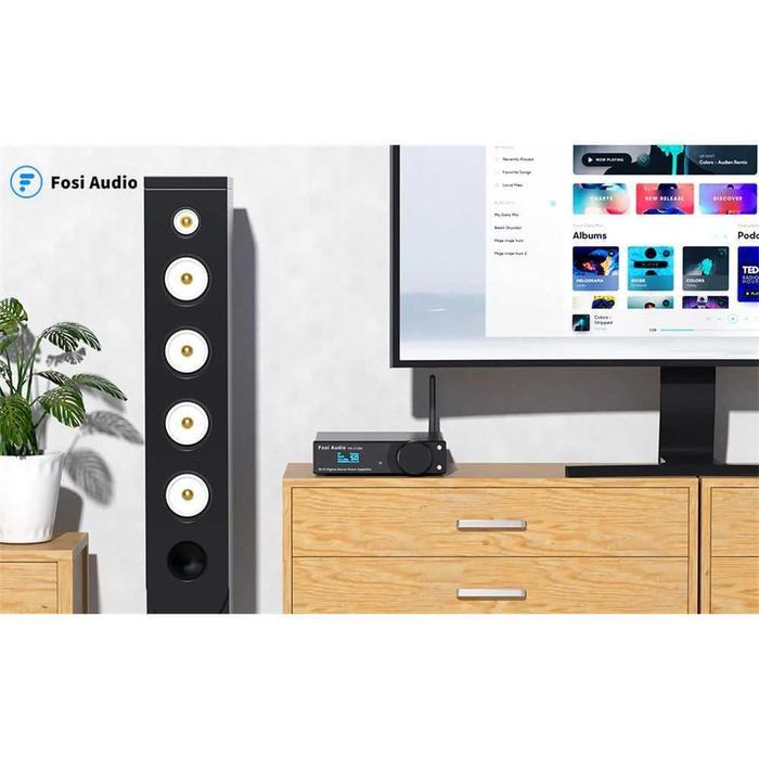 Fosi Audio Bluetooth 5.0 Amplifier 2 Channel Stereo Class D - BT20A