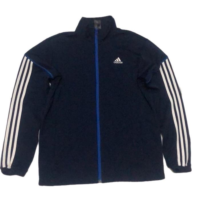 Jaket Adidas Climalite biru navy made in china second original (LD-106cm P-67cm)