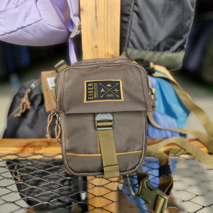 TAS PAHA EIGER 2708 LEG PACK S MIGRATE 1989 - TAS SELEMPANG PRIA WANITA - DAILY USE BAG Cokelat
