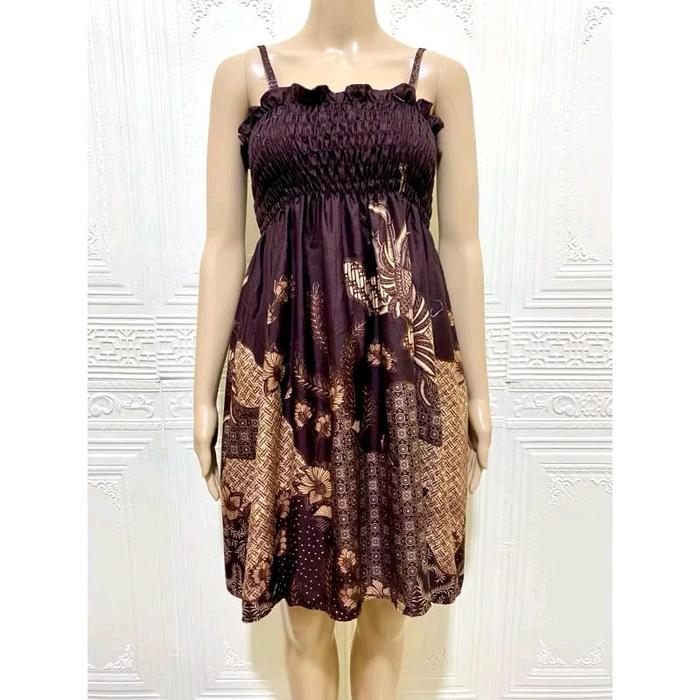 *KVN* DRES WANITA KERUT BATIK//DRES WANITA BATIK BALI//DRES BUMIL JUMBO//DRES PANTAI(BISA COD)