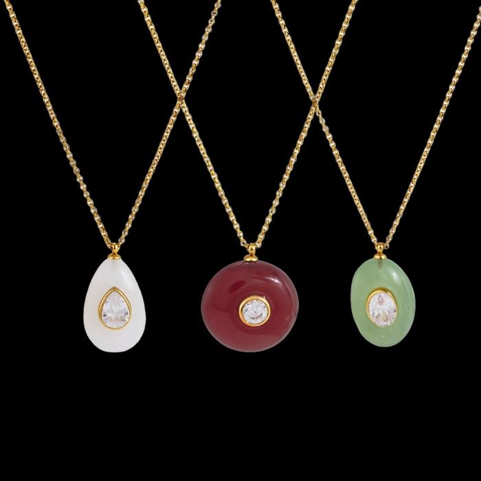 Unheard Of - CieloNecklace Kalung Wanita Anti Karat Stainless Steel Anti Luntur Anti Alergi Aksesori