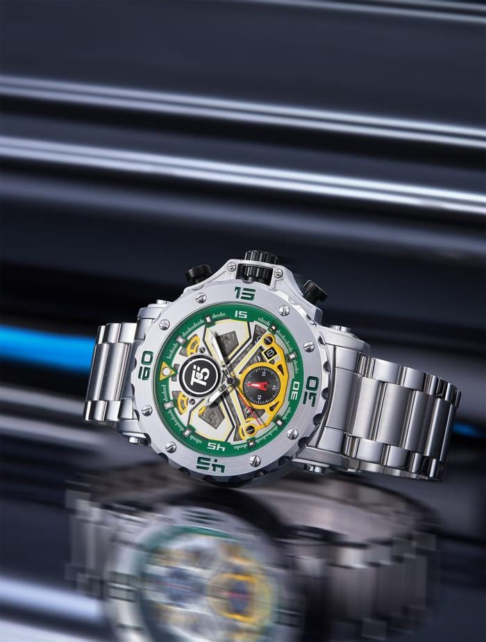 TERMURAH JAM TANGAN PRIA CRONO AKTIF T5 H3954G ORIGINAL TAHAN AIR