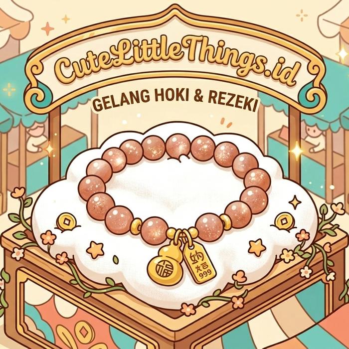 [CuteLittleThings.id] Gelang Hoki batu alam Spesial