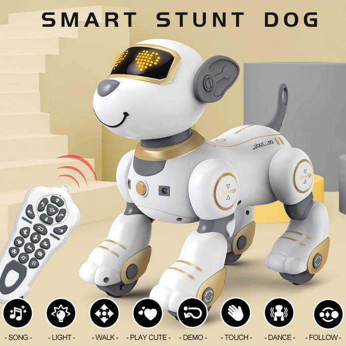 Smart Electronic Animal Pets RC Robot Dog Voice Remote Control Toys