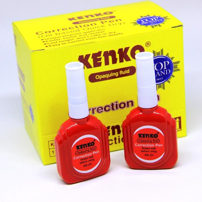 [ PACK ] Stipo TipeX Correction Pen Cair - Kenko KE-01 MURAH!