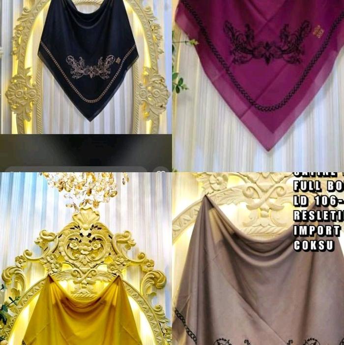 NEW!!!READY HIJAB MOTIF POLOS 100%ORI SHR