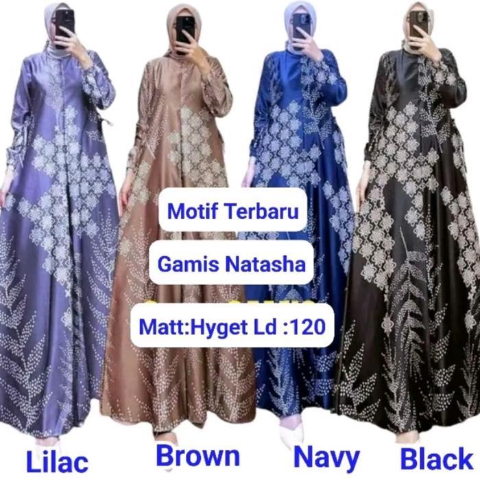 3pcs 100rb Gamis Hyget Busui friendly Gamis Harian Lebaran 2025 Murah