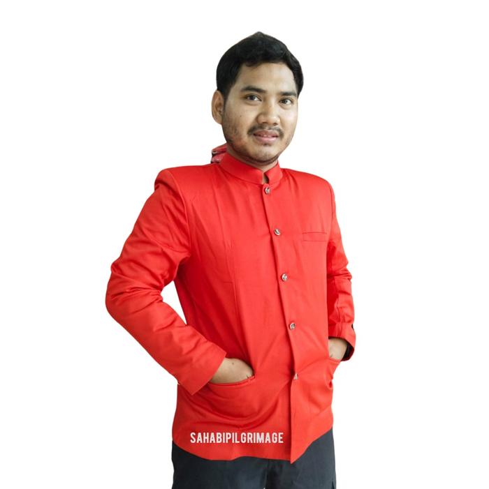 jasko Mandarin jasko tasikmalaya jasko pria dewasa merah cabai list saku