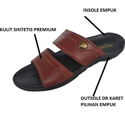 Sandal Pria Wanita Sendal Model Ipanema Men's Classica Flip Flop Semi Kulit Asli Œ