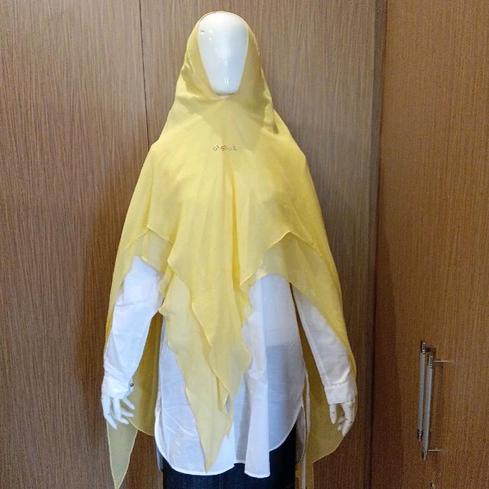Hijab SISESA original branded hijab kuning panjang