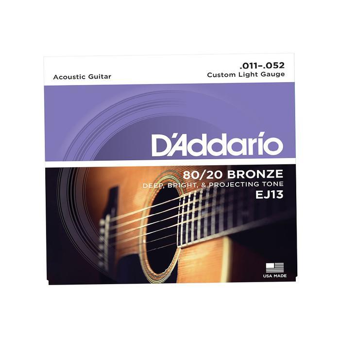 Senar Gitar D'addario Akustik EJ13 Original .011 - .052