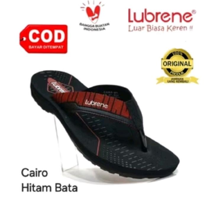 Sendal Jepit Lubrene Pria Viral Fashion untuk Anak Laki-laki dan Dewasa - Warna Coklat, Merah, Biru,
