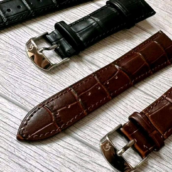 Alexandre Christie tali jam motif chroco strap jam AC premium super untuk pria