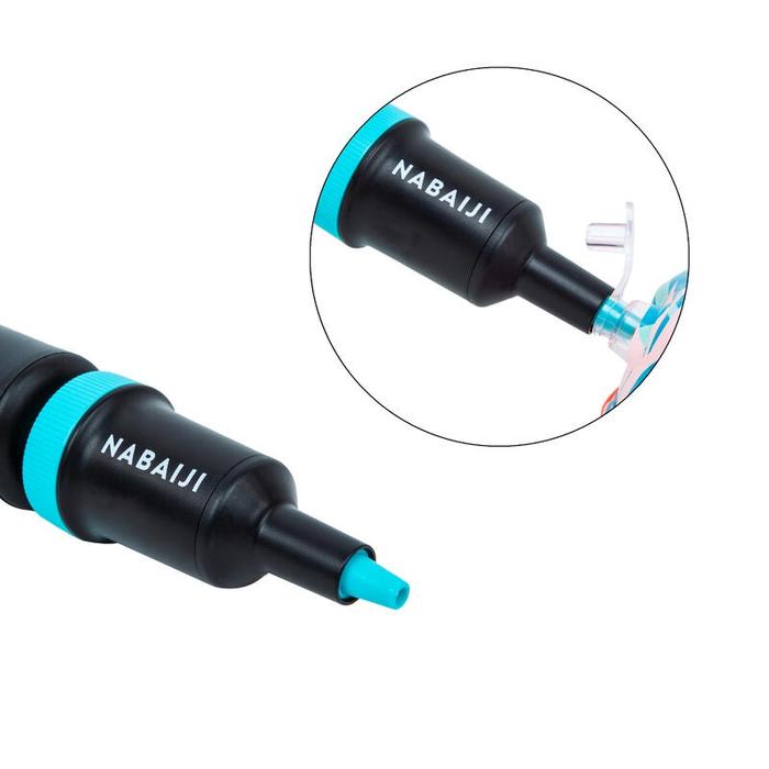 DECATHLON NABAIJI POMPA TIFLATE MANUAL UNTUK BAN LENGAN DAN PELAMPUNG NABAIJI - 8576995