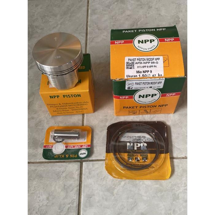 Ready Stock - Piston Kit Dom Seher Paket Custom Dome Mentah Rubahan Mio Npp 9 Pen 15 65.5 66 66.5 67