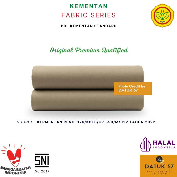 [KAIN] Original Premium by Datuk 57 : Seragam Kemeja Atasan Bawahan PDL Pakaian Dinas Lapangan Kemen
