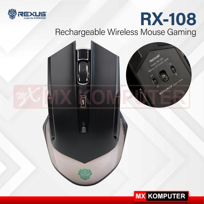 Rexus RX108 New Wireless Gaming Mouse