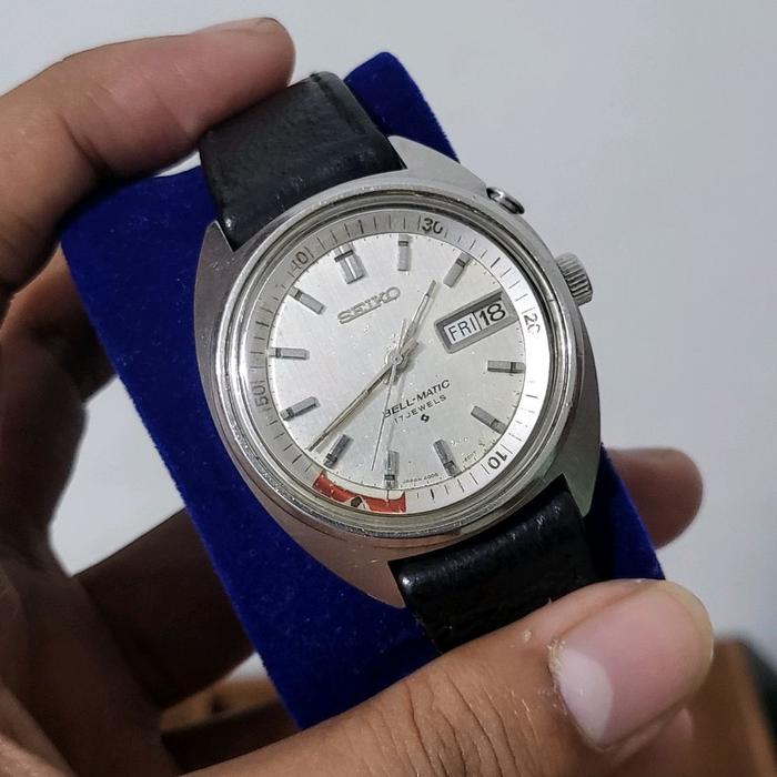 seiko bellmatic linen dial cakep