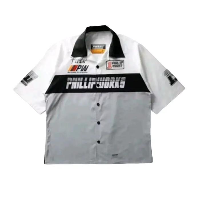 PHILLIP WORKS WORKSHIRT SPEED CREW BOXY KEMEJA PRIA ORIGINAL PW