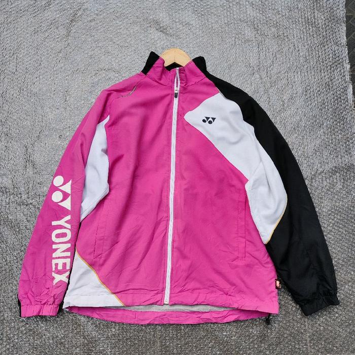 Jaket Yonex Color Block jaket Yonex Pink Jaket Badminton Tenis Pink