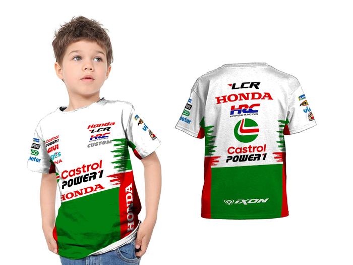 Baju Kaos Jersey Anak MONSTER ENERGY YAMAHA 2025 MotoGP unofficial Motor Balap Custom Full Printing