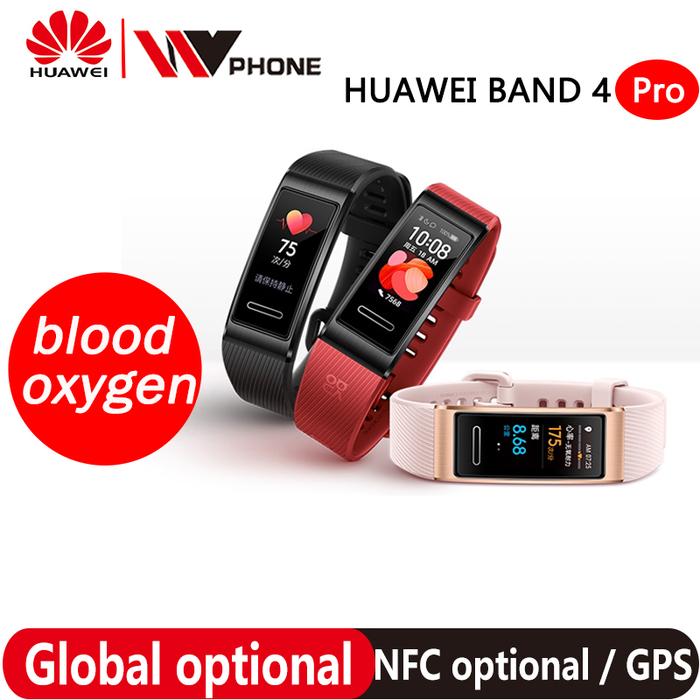 Huawei Band 4 pro SmartBand Heart Rate Health Monitor Standalone GPS