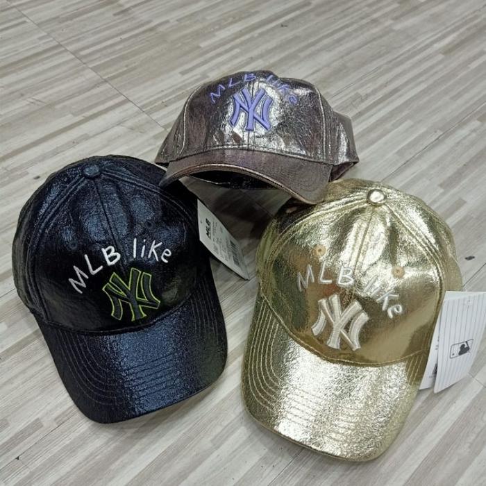 【CKZ】 topi NY MLB Like baseball topi baseball leather unisex Buruan Sebelum Kehabisan